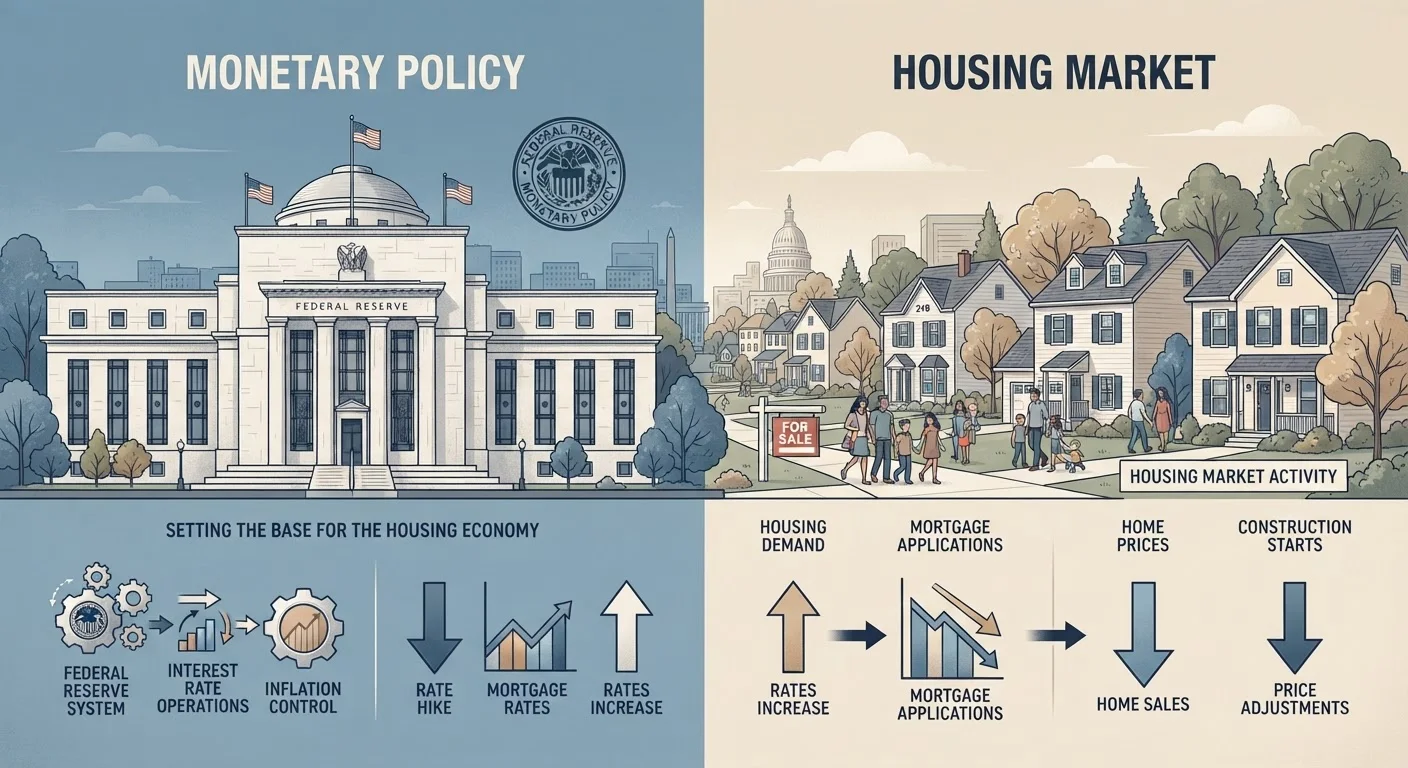 Interest Rates and Home Values: How Monetary Policy Ripples Into Property Prices