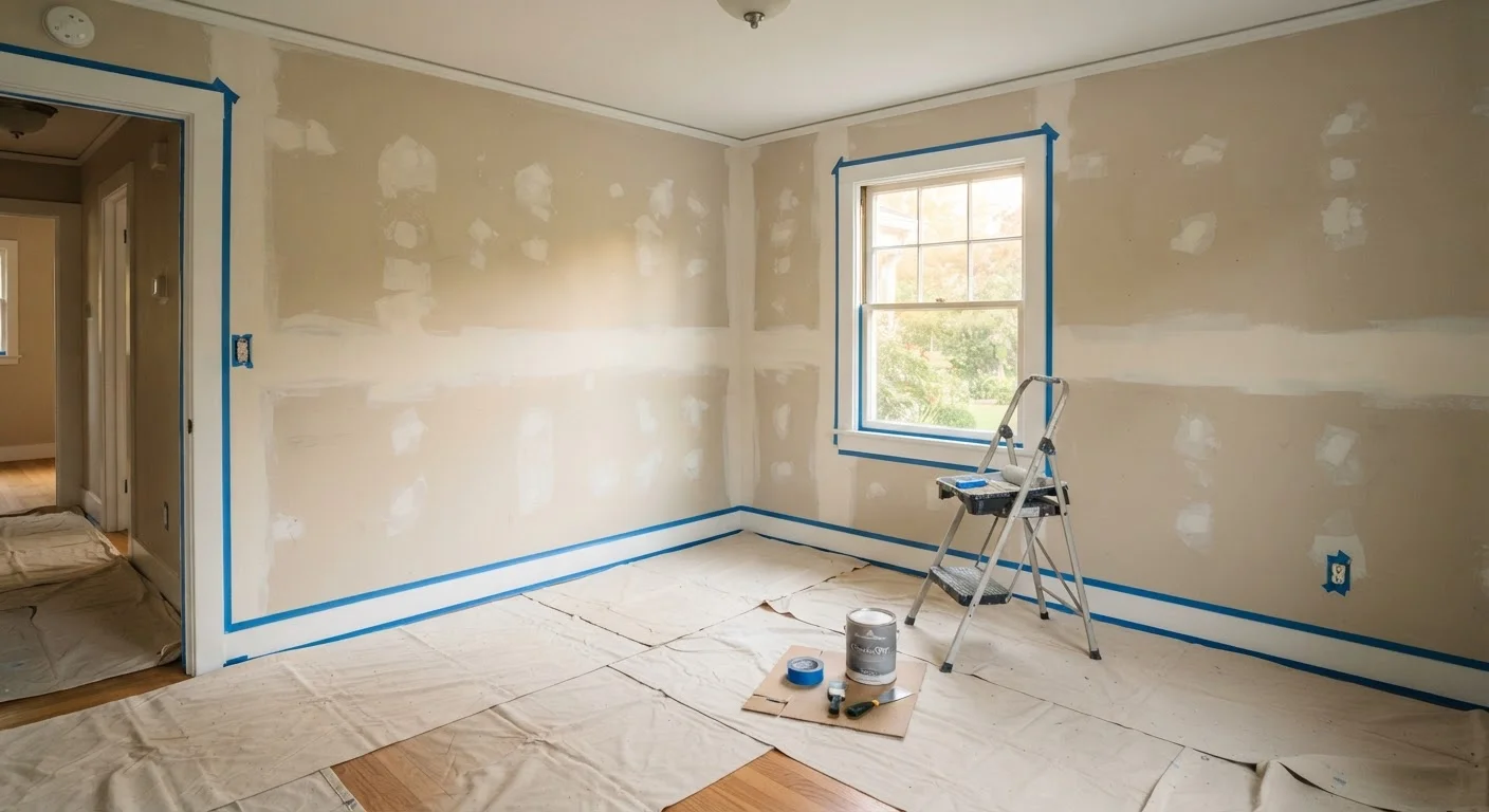 Painting Interior Walls: The Preparation Steps That Actually Determine the Outcome