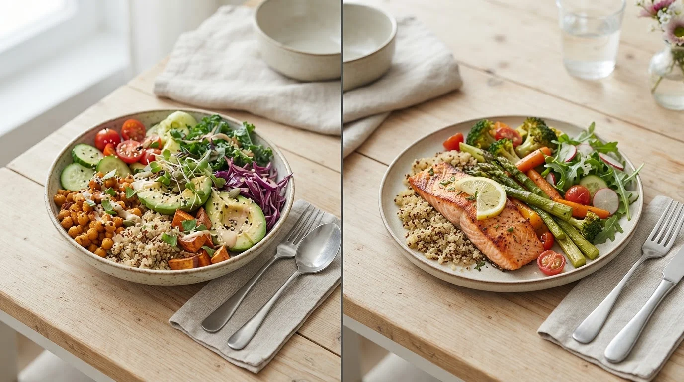 Plant-Based Eating vs. Omnivorous Diets: What the Evidence Shows