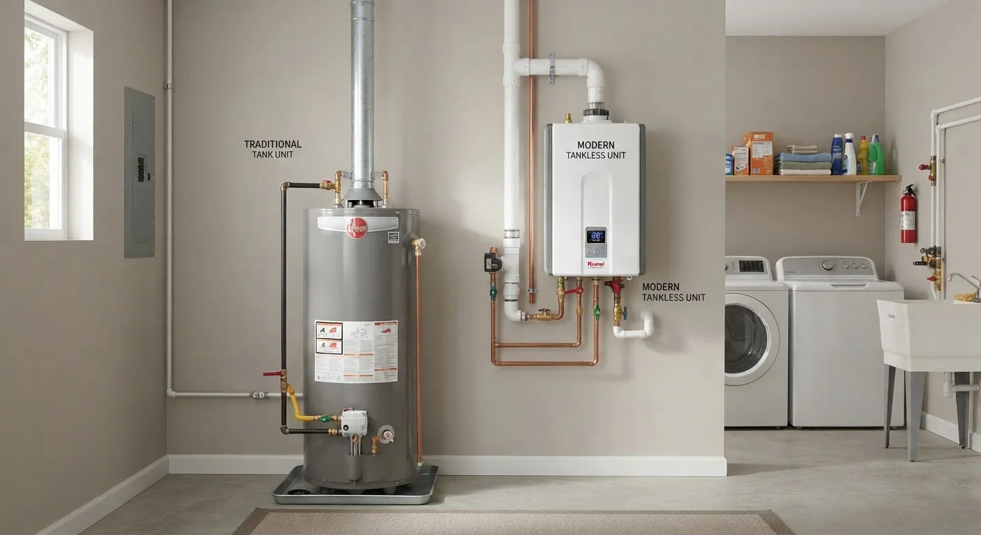 Tankless vs. Traditional Water Heaters: What Homeowners Should Know