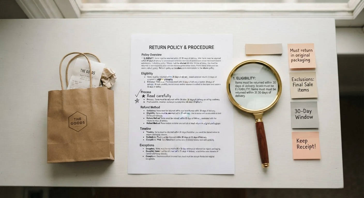 The Anatomy of a Return Policy: A Plain-English Breakdown