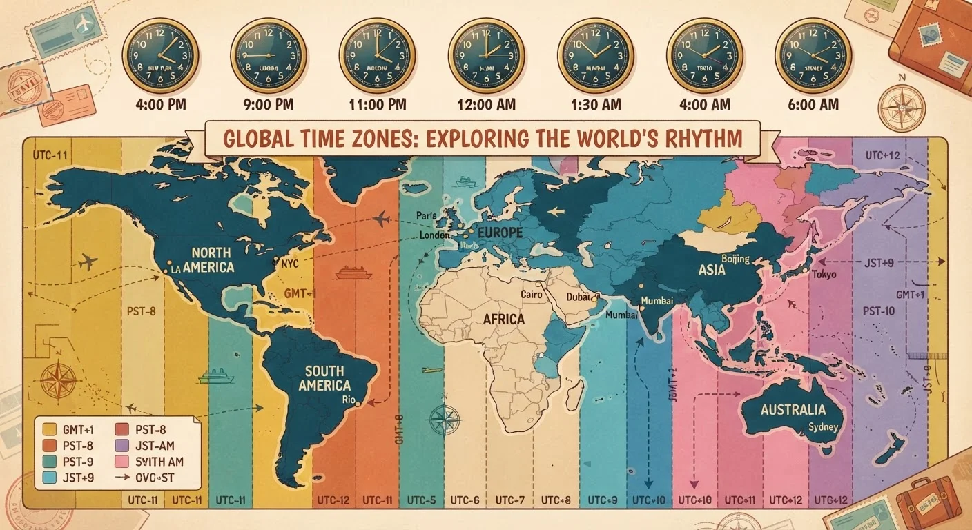 Understanding Time Zones, Clocks, and Daylight Saving Across Borders