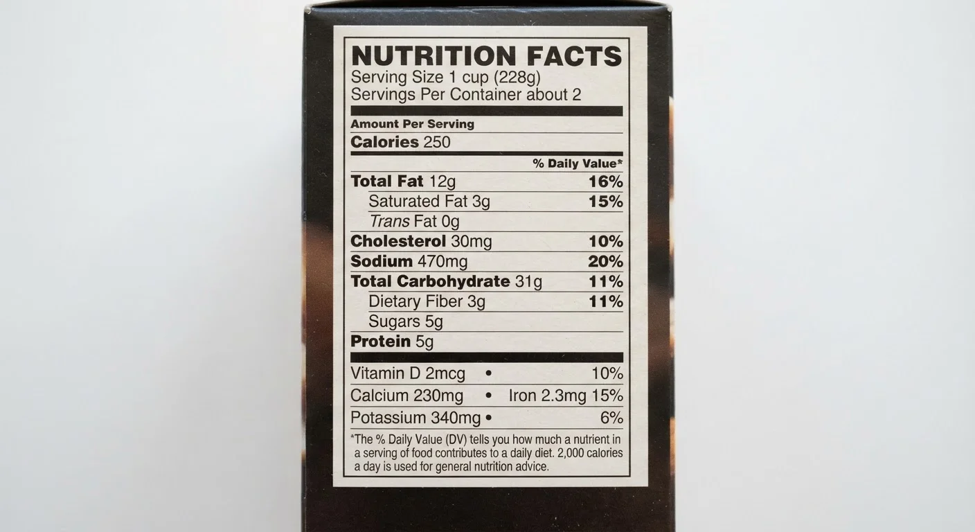 What the Nutrition Label Is Actually Telling You